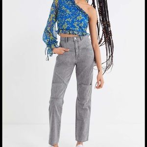 BDG Henri Seamed High Waisted Straight Leg Jean
